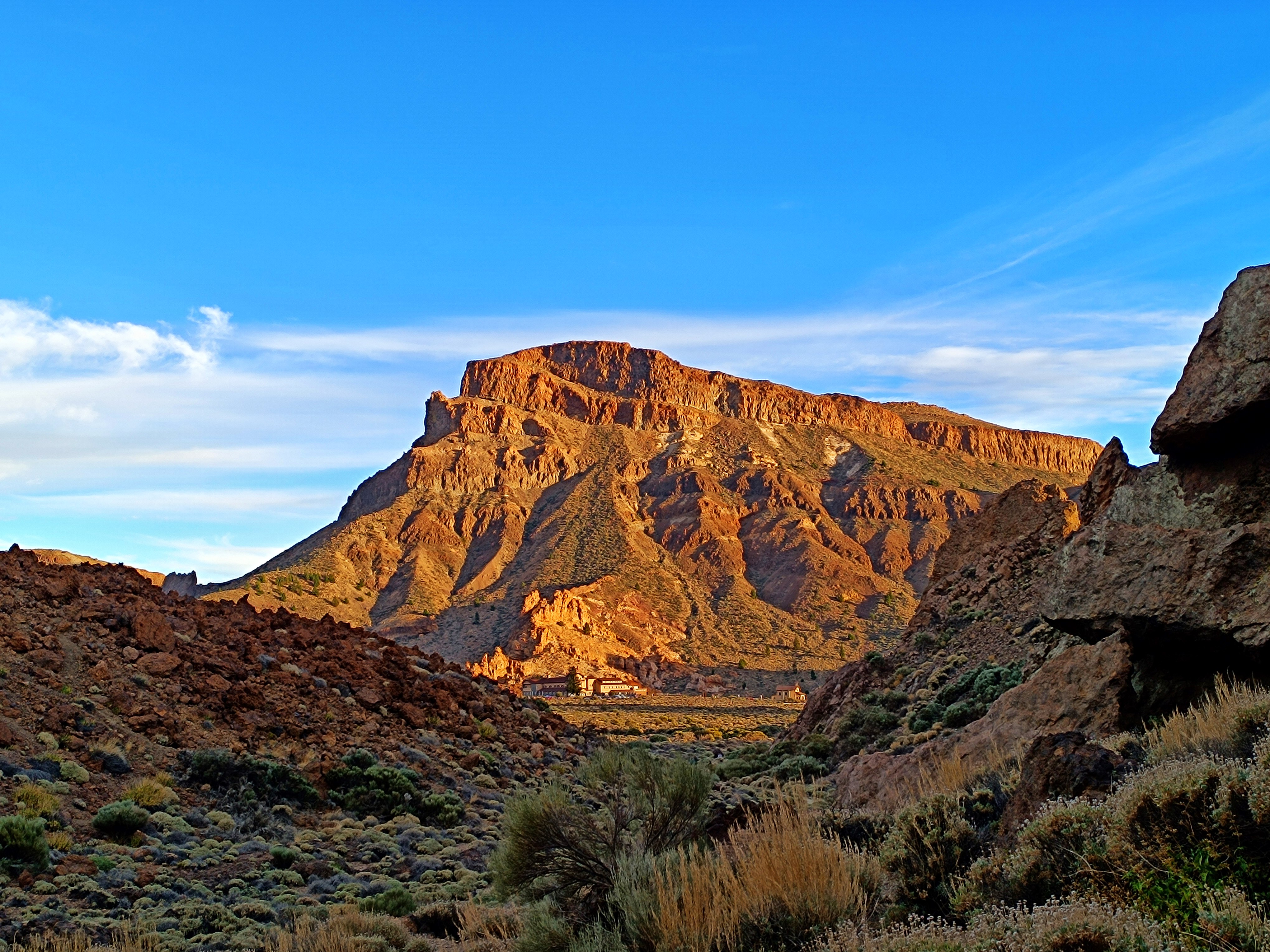 El techo de la caldera del Teide