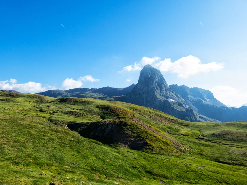 Un volcán en los Pirineos